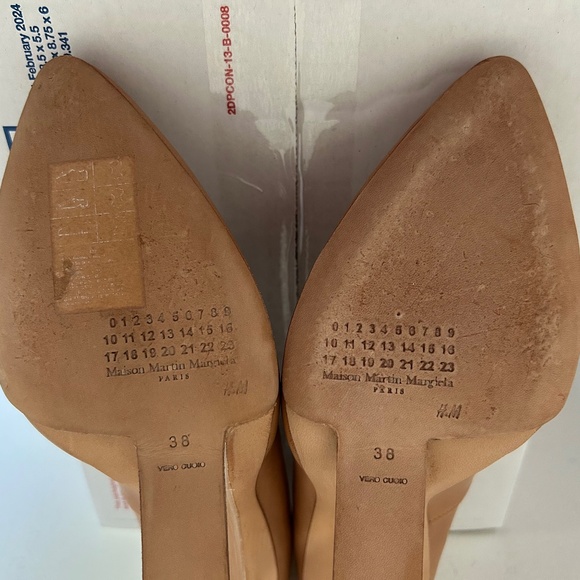 BNWOB Maison Martin Margiela x H&M Brown Plexiglass Wedge Heels  38 - Picture 10 of 10